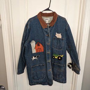 Barn Jacket with Applique